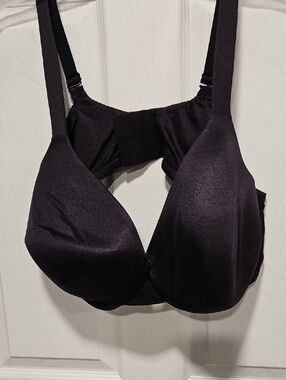 Catherines Black Smooth Full-Coverage T-Shirt Bra